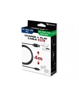 Subsonic SA5355 USB-kaapeli USB 2.0 4 m USB A Micro-USB A musta