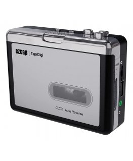 ezcap Cassette to MP3 Converter Digital Cassette Player Converts Tapes to MP3 to USB Flash Drive No Computer Required