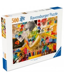 Ravensburger пазл 500 шт: художественная студия