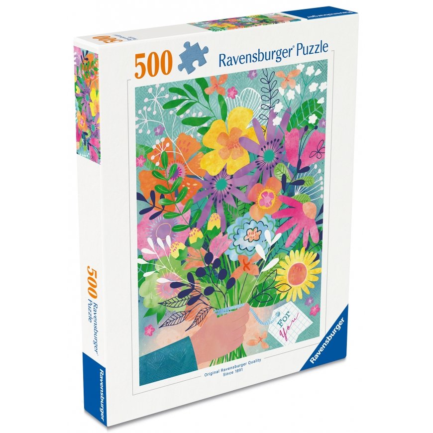 Ravensburger 500 tk pusle: lilled sinule