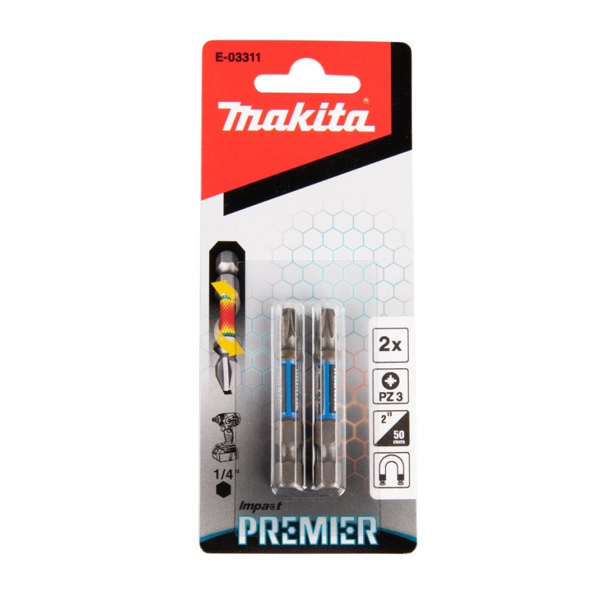 Makita E-03311 skrūvgrieža uzgalis 2 pcs – 2