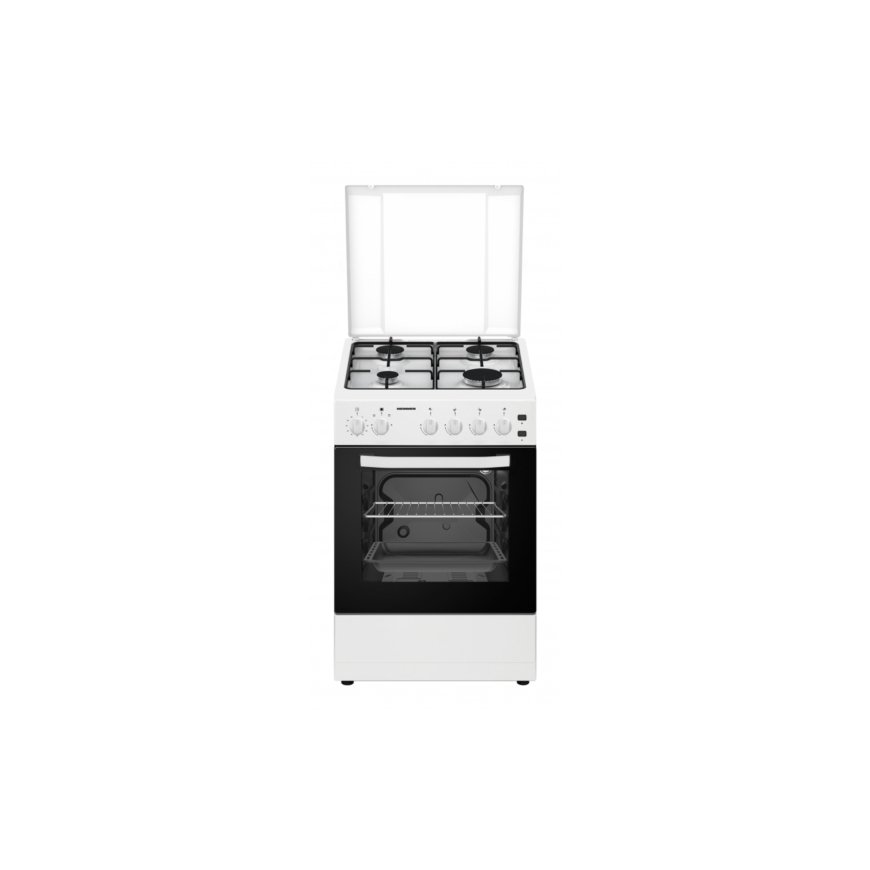 Heinner HFSC-S50LITGWH cooker Freestanding cooker Gas White