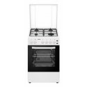 Heinner HFSC-S50LITGWH cooker Freestanding cooker Gas White