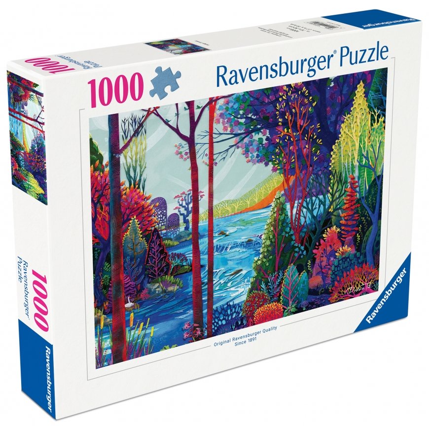 Ravensburger-puzzle 1000 kpl: maaginen metsä