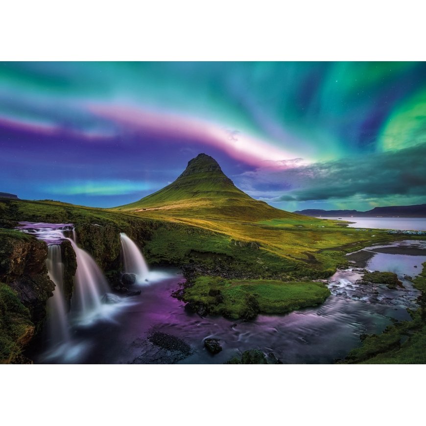 Ravensburger dėlė 1000 vnt: virmalės Kirkjufell. – 2