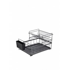 Rosberg 5R53000PBL, Dish dryer, 2 levels, 45x32.5x27.3 сm., Blac