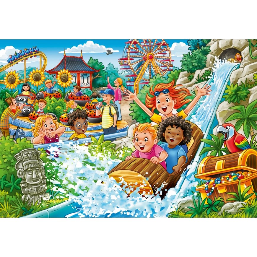 Ravensburger pusle 2x24 tk: lõbustuspark – 2