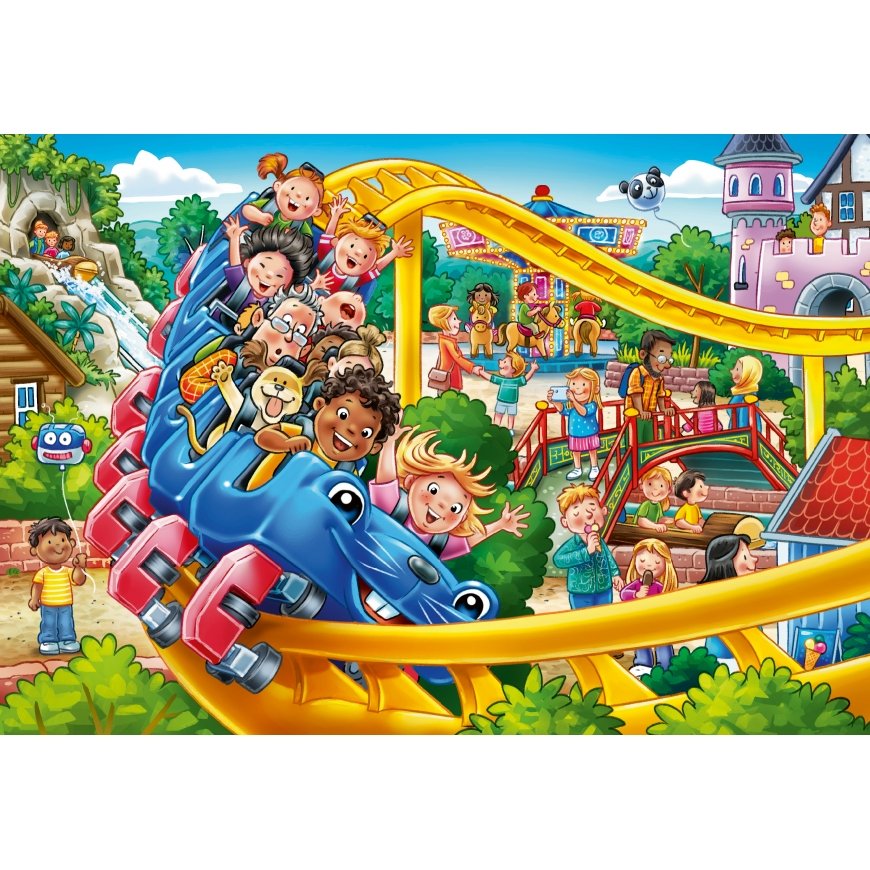 Ravensburger pusle 2x24 tk: lõbustuspark – 3