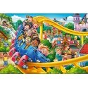 Ravensburger pusle 2x24 tk: lõbustuspark Ravensburger pusle 2x24 tk: lõbustuspark