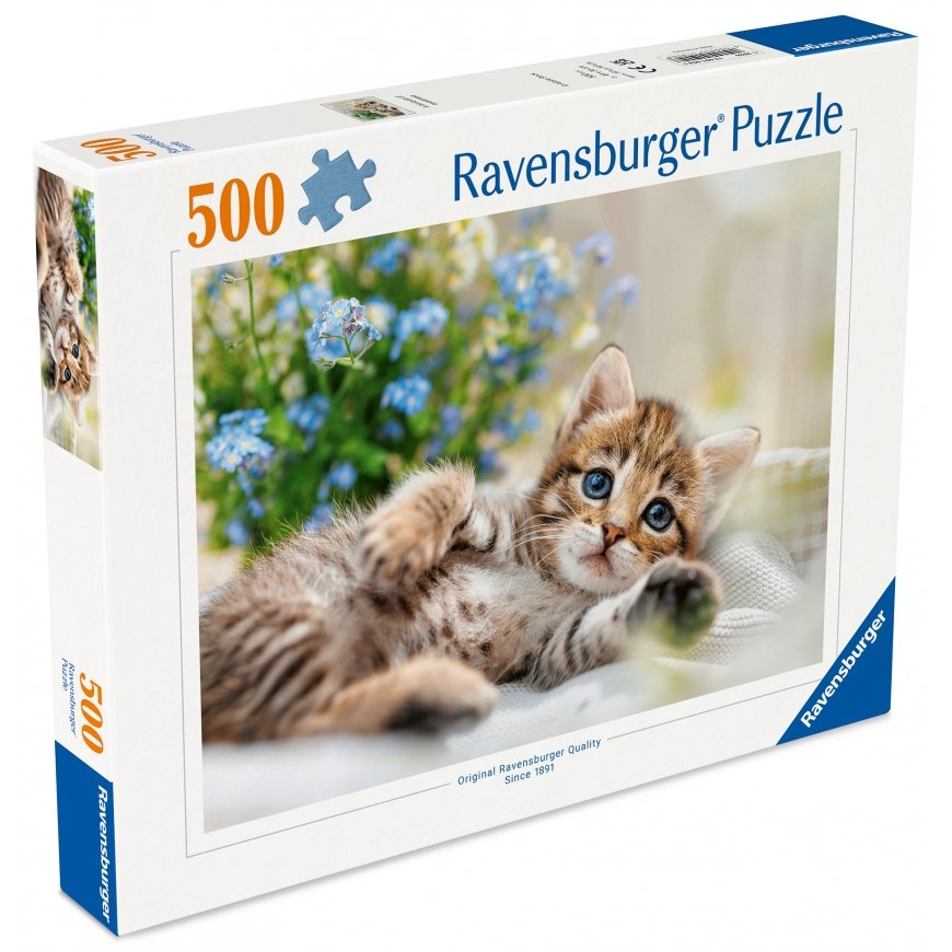 Ravensburger puzzle 500 pcs: playful kitten