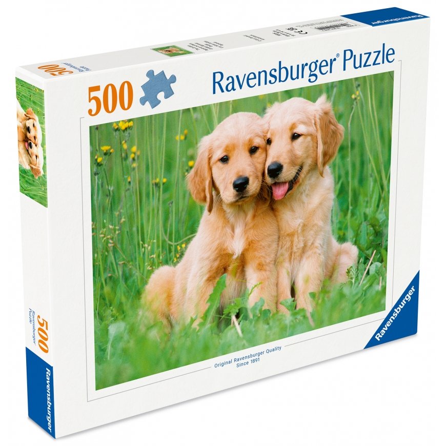 Ravensburger-palapeli 500 kpl: kultaiset noutajat