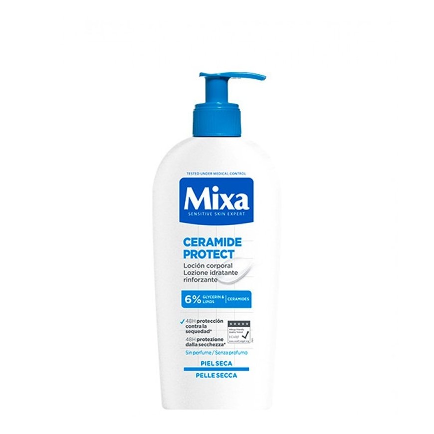 MIXA CERAMIDE PROTECT niisutav kehakreem kuivale nahale 250 ml