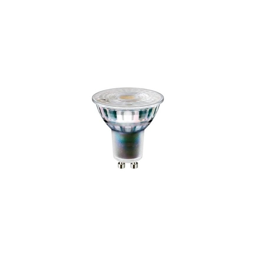 Lampa LED GU10 230V 5.5W 345lm silti balta 2200K-3000K dimmējama, gaisma kļūst siltāka, LED līnija – 2