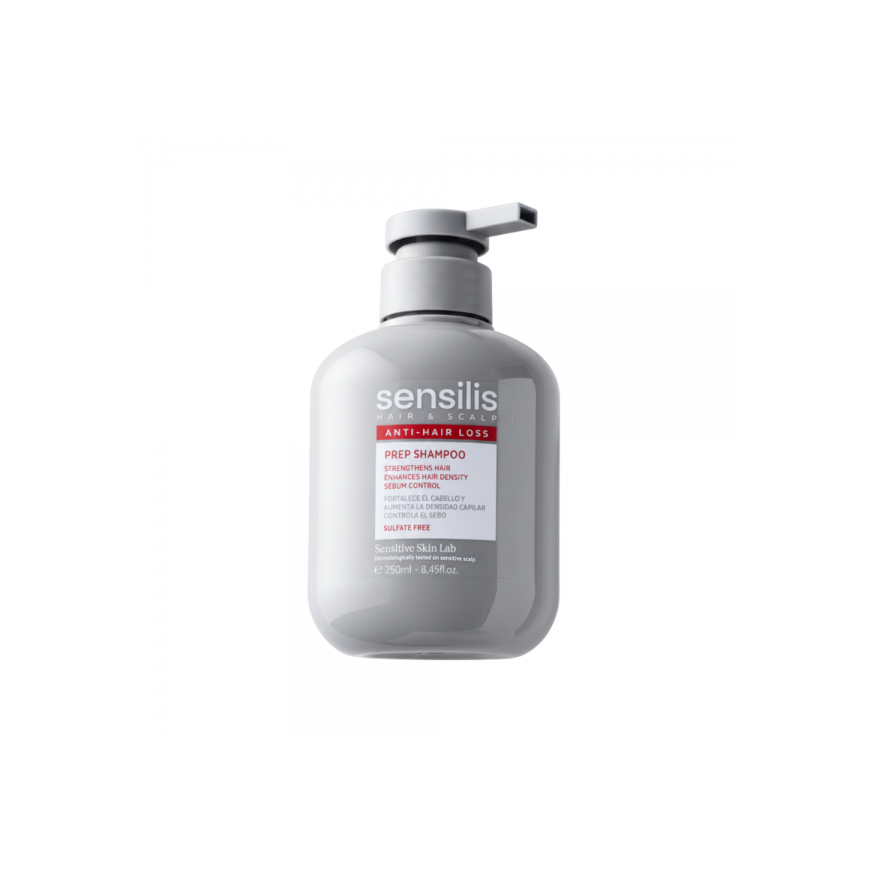 Sensilis HAIR PREP Sulfaatiton shampoo hiustenlähdön ehkäisemiseen 250 ml – 2