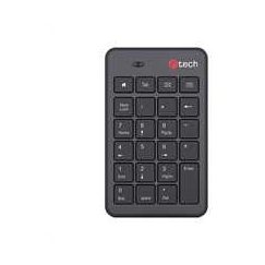 Gembird C-TECH numeronäppäimistö KBN-01, 23 näppäintä, USB ohut musta