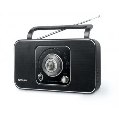 Muse M069R radio Portable Analog Black, Silver