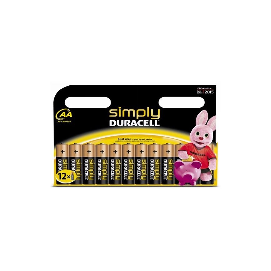 Duracell Simply Kertakäyttöinen akku AA Alkali