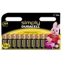 Duracell Simply Kertakäyttöinen akku AA Alkali Duracell Simply Kertakäyttöinen akku AA Alkali