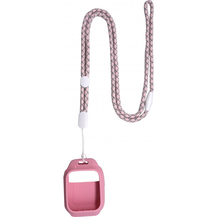 ZTE K2/K2 Pro phone neck strap and protective case, pink