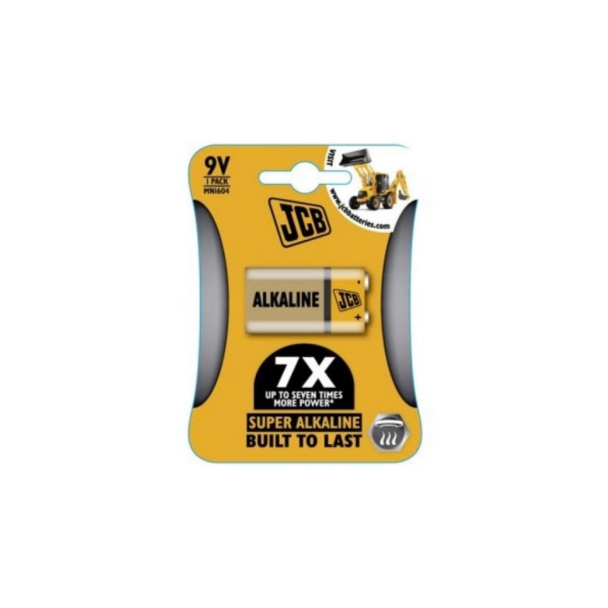 JCB 1x 9V Single-use battery Alkaline
