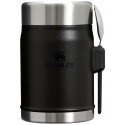 Stanley The Legendary Classic Food Jar ruokatermos ja spork, 0.41 l, Black 2.0 Stanley The Legendary Classic Food Jar ruokatermos ja spork, 0.41 l, Black 2.0