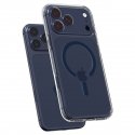 Spigen Ultra Hybrid (Mag Fit) mobilo telefonu apvalks 16 cm (6.3") Aploksne Tumši zils, Caurspīdīgs