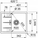 Franke CNG 611-62 sink stone gray Franke CNG 611-62 sink stone gray