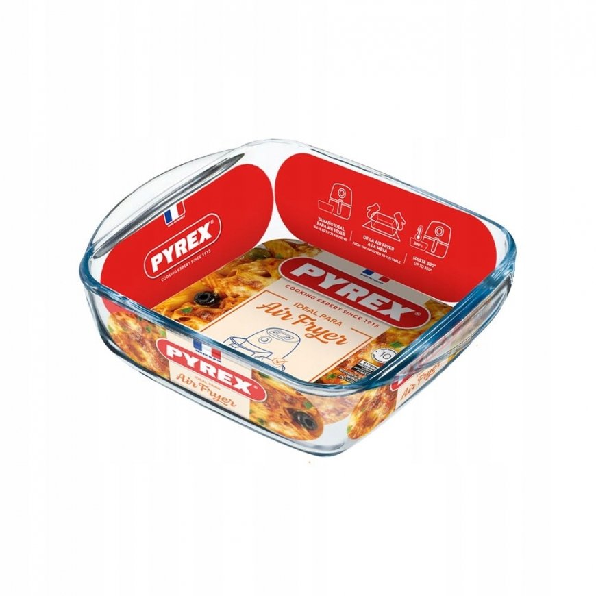 Gaisa fritieris 2,2 l PYREX kvadrātveida cepeškrāsns