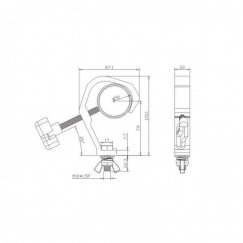 STAND4me printer holder designed for LIGHTING up to 100 KG 50 mm SR