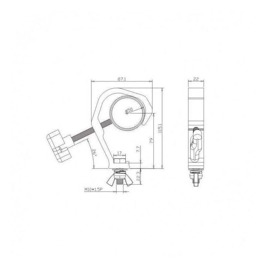 STAND4me printer holder designed for LIGHTING up to 100 KG 50 mm SR – 2