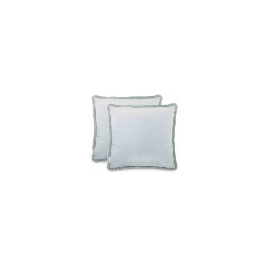 AmeliaHome Decorative Cushion Cover CLEAR 2 pcs. 45x45 cm, color: gray