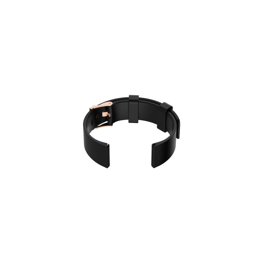 „Pacific Dirželis“ guminis laikrodis U15 - šviesas bumbiņas forma/rožā zlata krāsā - 20 mm – 2