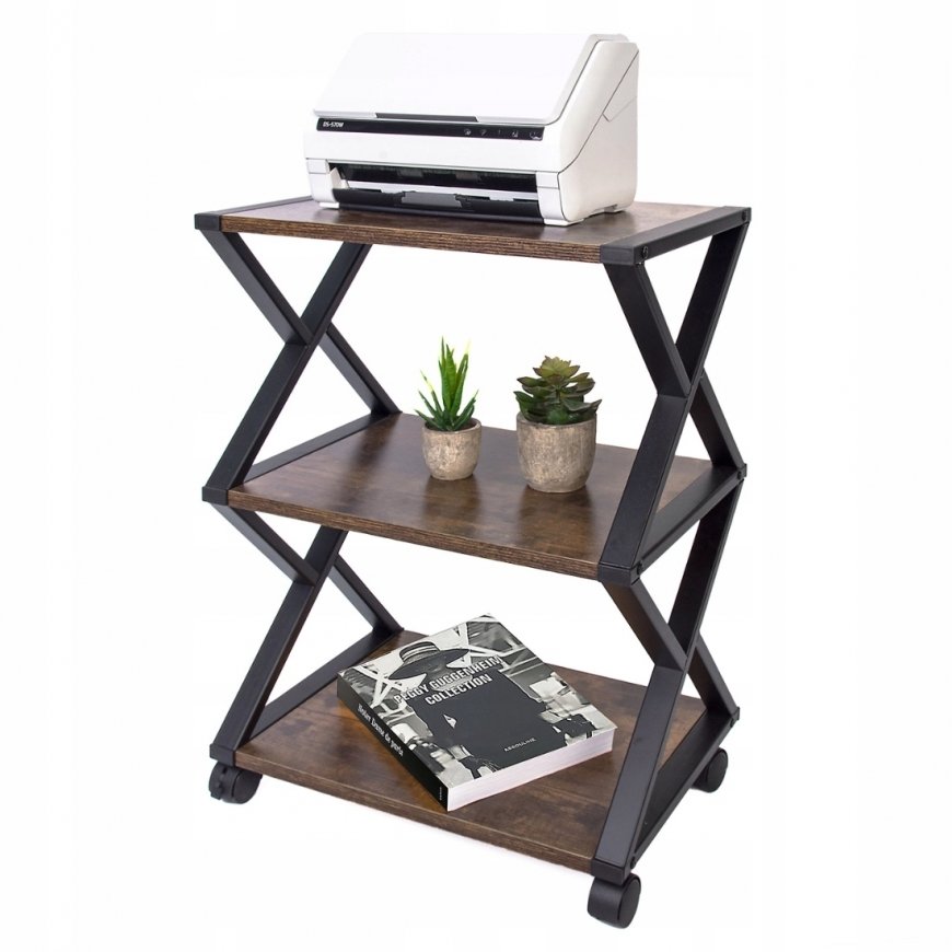 Spacetronik Free-standing Shelf on Wheels SPC114BR