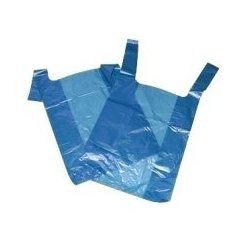 Bagging bags with handles, 45 / 10 x 75 cm, 16 mk, white, 100 pcs.