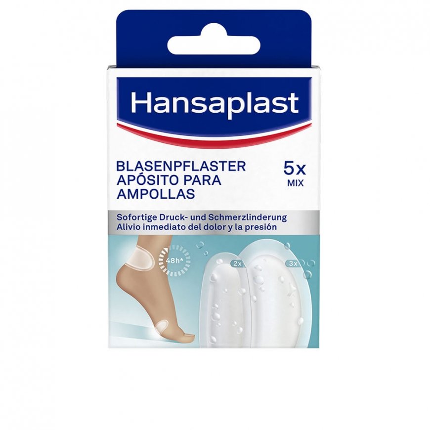 Hansaplast HP FOOT EXPERT MIX pūtītes uzpūšamām vezēm 2 izmēros 5 gab.