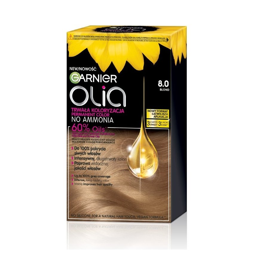 Garnier Olia Пермантный Цвет 8.0 Блондин – 2