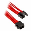 BitFenix Alchemy 6-Pin-PCIe-Extension kabelis, 45 cm, aptrauktas - baltos spalvos BitFenix Alchemy 6-Pin-PCIe-Extension kabelis, 45 cm, aptrauktas - baltos spalvos