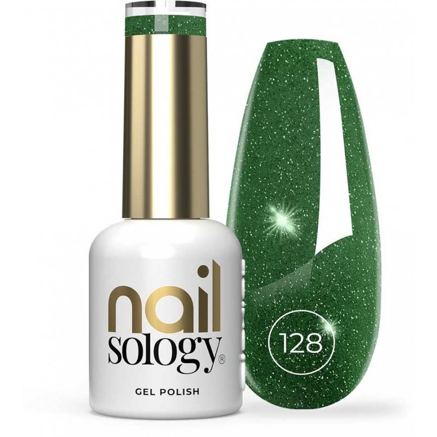 Realac Clavier Nailsology hübriidne küünelakk sädelustega 126 Punane Dress Moment 8ml – 2