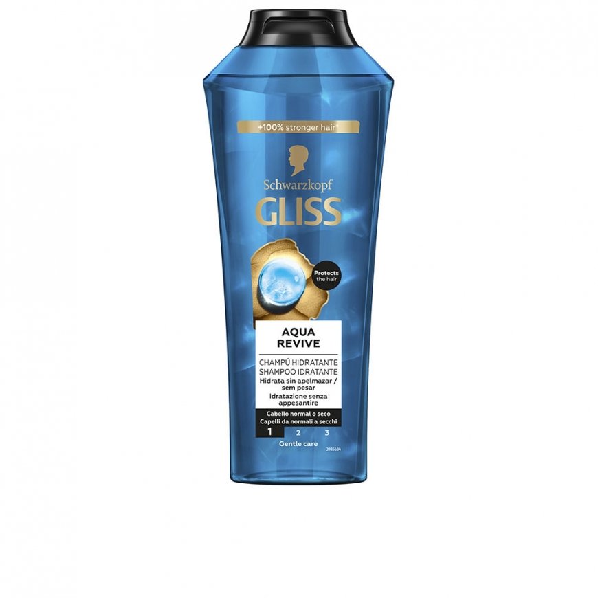 Schwarzkopf Gliss Aqua Revive kosteuttava shampoo, 400 ml – 2