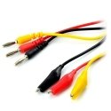OEM Leads, measurement probes for multimeters - 3-piece alligator clips OEM Leads, measurement probes for multimeters - 3-piece alligator clips