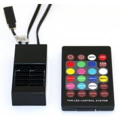 EUROCASE-ohjain + kaukosäädin RGB-tuulettimelle