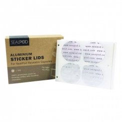 Aluminum sticker lids for reusable Sealpod Nespresso capsules, 100 pcs.