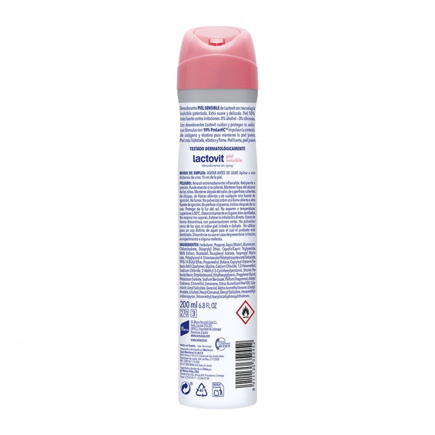 "Lactovit" deodorant "Sensitive" pihusti 200ml – 2