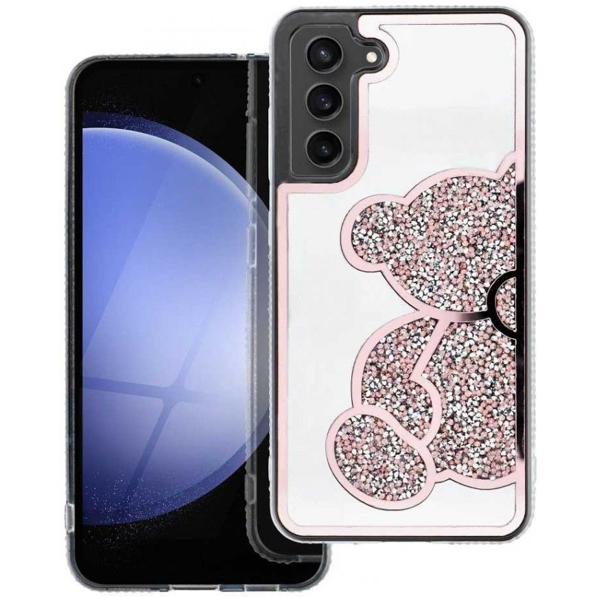 OEM MEZZO Book case for Samsung Galaxy A26 5G teddy bear magenta