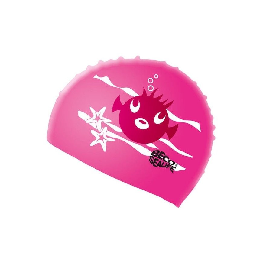 Beco Beermann Children's Swim Cap SEALIFE Silicone 73942 4 Pink – 2