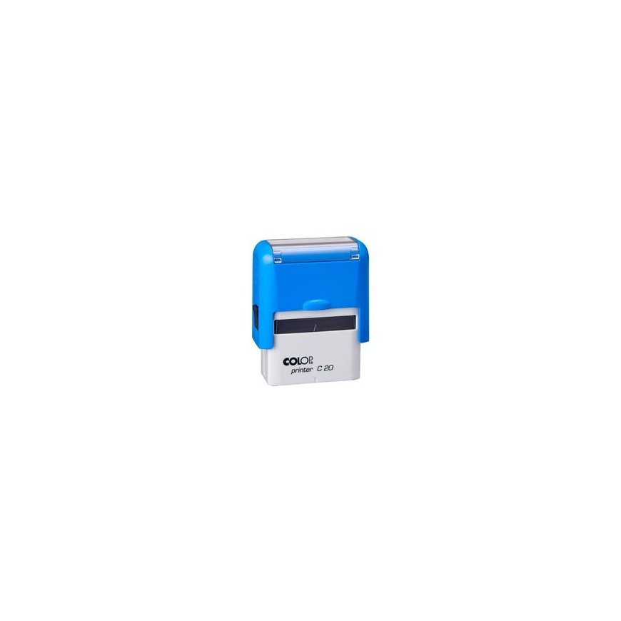 COLOP Printer C20, blue body, blue pad