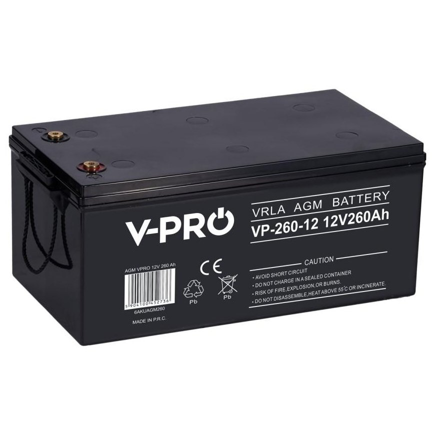 Akumuliatorius VOLT POLSKA AGM VPRO 12V 260Ah – 2