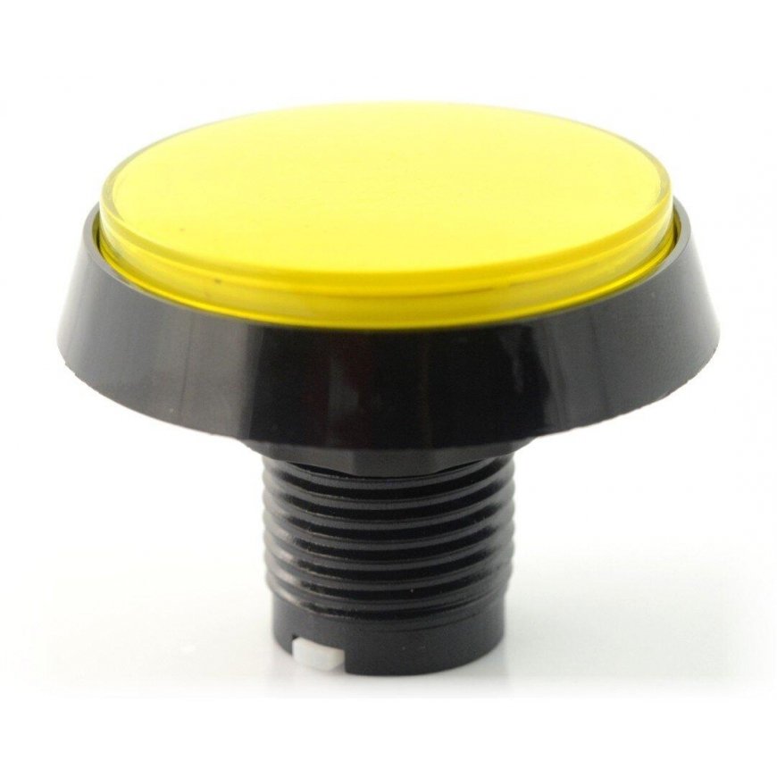 Oem Liels poga 6cm - dzeltena - slīpa