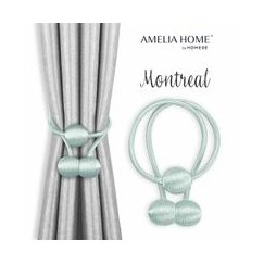 AmeliaHome CURTBIN/AH/MONTREAL/BABYBLUE/2PCS