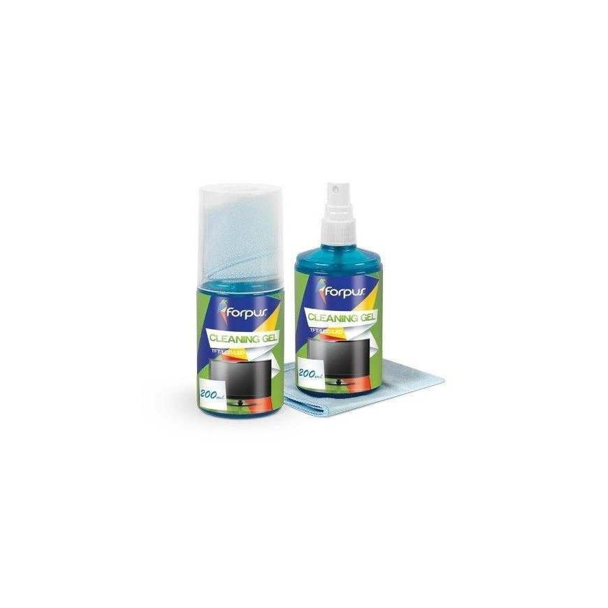 Screens Cleaning Kit Forpus (liquid 200ml, cloth)